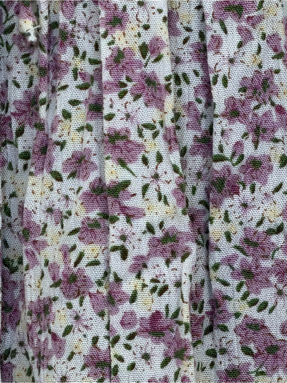 Sky & Sparrow Floral Babydoll Mini Dress Cottagecore Puff Sleeve Smocked Boho - Picture 3 of 9
